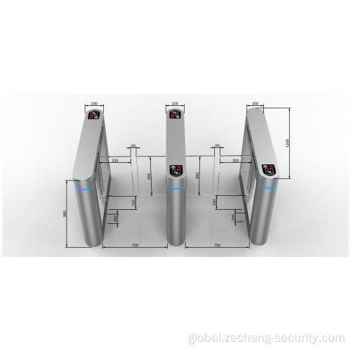 Full Automatic Swing Barrier Gate Anti-Breakthrough Swing Barrier Gate Manufactory